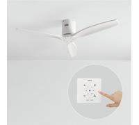 WIND CALM NATURAL WOOD - Ventilador De Techo 40W Silencioso 100% Madera Sin Luz