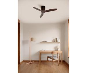 WIND CALM NATURAL WOOD - Ventilador De Techo 40W Silencioso 100% Madera Sin Luz