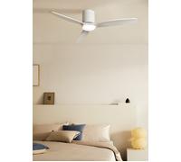 WIND CALM SLIM LIGHT - Ventilador De Techo 40W Silencioso Ø132 Cm 100% Madera M (Ø132cm) (estancias 10m²-25m²)