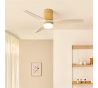 WIND CALM - Ventilador De Techo 40W Silencioso Con Aspas De ABS Técnico Varios Tamaños Mando A Distancia