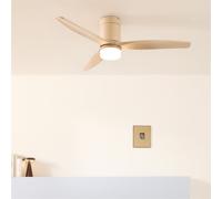 WIND CALM - Ventilador De Techo 40W Silencioso Con Aspas De ABS Técnico Varios Tamaños Mando A Distancia
