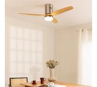 WIND CALM - Ventilador De Techo 40W Silencioso Con Aspas De ABS Técnico Varios Tamaños Mando A Distancia