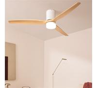 WIND CALM - Ventilador De Techo 40W Silencioso Con Aspas De ABS Técnico Varios Tamaños Mando A Distancia