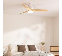 WIND CALM - Ventilador De Techo 40W Silencioso Con Aspas De ABS Técnico Varios Tamaños Mando A Distancia