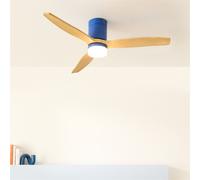 WIND CALM - Ventilador De Techo 40W Silencioso Con Aspas De ABS Técnico Varios Tamaños Mando A Distancia