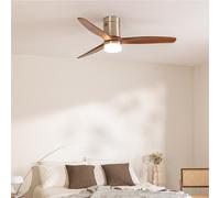 WIND CALM - Ventilador De Techo 40W Silencioso Con Aspas De ABS Técnico Varios Tamaños Mando A Distancia
