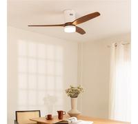 WIND CALM - Ventilador De Techo 40W Silencioso Con Aspas De ABS Técnico Varios Tamaños Mando A Distancia