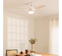 WIND CALM - Ventilador De Techo 40W Silencioso Con Aspas De ABS Técnico Varios Tamaños Mando A Distancia