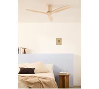 WIND CALM - Ventilador De Techo 40W Silencioso Con Aspas De ABS Técnico Varios Tamaños Sin Luz & Mando A Distancia & M (Ø132cm) (estancias 10m²-25m²) & Arena