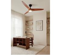WIND CENTURY - Ventilador De Techo 40W Silencioso 100% Madera Varios Tamaños Mando A Distancia