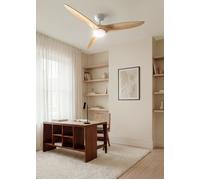 WIND CENTURY - Ventilador De Techo 40W Silencioso 100% Madera Varios Tamaños Mando A Distancia
