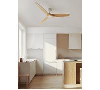 WIND CENTURY - Ventilador De Techo 40W Silencioso 100% Madera Varios Tamaños Sin Luz