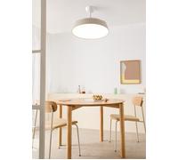 WIND CLEAR CONTOUR - Ventilador De Techo 40 W Silencioso Ø107 Cm Aspas Retráctiles Con Luz LED Controlador De Pared + Mando