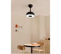 WIND CLEAR CUP - Ventilador De Techo 40W Silencioso Ø55cm Aspas Retráctiles Con Luz LED Con Luz