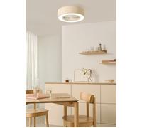 WIND CLEAR EASY - Ventilador De Techo 40W Silencioso Ø50 Cm Con Aspas Ocultas Con Luz LED Mando A Distancia