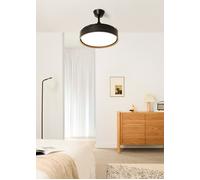 WIND CLEAR EDGE - Ventilador De Techo 40W Silencioso Ø107 Cm Aspas Retráctiles Con Luz LED Mando A Distancia