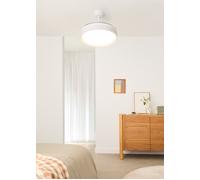 WIND CLEAR EDGE - Ventilador De Techo 40W Silencioso Ø107 Cm Aspas Retráctiles Con Luz LED WIFI + Mando A Distancia