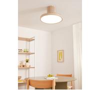 WIND CLEAR SCULPT - Ventilador De Techo 40W Silencioso Ø114 Cm Aspas Retráctiles Con Luz LED Con Luz