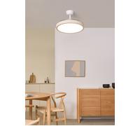 WIND CLEAR STUDIO - Ventilador De Techo 40W Silencioso Aspas Retráctiles Con Luz LED Varios Tamaños Controlador De Pared + Mando
