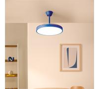 WIND CLEAR STUDIO - Ventilador De Techo 40W Silencioso Aspas Retráctiles Con Luz LED Varios Tamaños Mando A Distancia