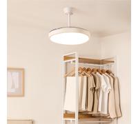 WIND CLEAR STUDIO - Ventilador De Techo 40W Silencioso Aspas Retráctiles Con Luz LED Varios Tamaños Mando A Distancia