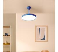 WIND CLEAR STUDIO - Ventilador De Techo 40W Silencioso Aspas Retráctiles Con Luz LED Varios Tamaños Mando A Distancia