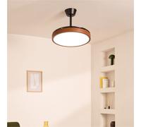 WIND CLEAR STUDIO - Ventilador De Techo 40W Silencioso Aspas Retráctiles Con Luz LED Varios Tamaños Mando A Distancia