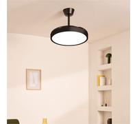 WIND CLEAR STUDIO - Ventilador De Techo 40W Silencioso Aspas Retráctiles Con Luz LED Varios Tamaños Mando A Distancia