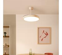 WIND CLEAR STUDIO - Ventilador De Techo 40W Silencioso Aspas Retráctiles Con Luz LED Varios Tamaños Mando A Distancia