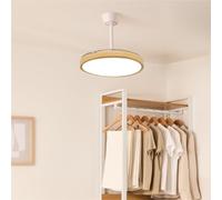 WIND CLEAR STUDIO - Ventilador De Techo 40W Silencioso Aspas Retráctiles Con Luz LED Varios Tamaños Mando A Distancia