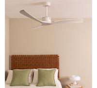WIND LARGE - Ventilador De Techo 40W Silencioso Ø152 Cm 100% Madera Sin Luz