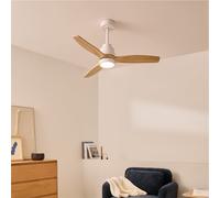 WIND STYLANCE NATURAL WOOD - Ventilador De Techo 40W Silencioso 100% Madera Varios Tamaños Mando A Distancia