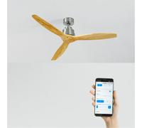 WIND STYLANCE NATURAL WOOD - Ventilador De Techo 40W Silencioso 100% Madera Varios Tamaños Sin Luz