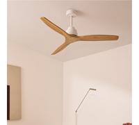 WIND STYLANCE NATURAL WOOD - Ventilador De Techo 40W Silencioso 100% Madera Varios Tamaños Sin Luz