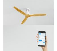 WIND STYLANCE NATURAL WOOD - Ventilador De Techo 40W Silencioso 100% Madera Varios Tamaños Sin Luz