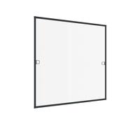 Windhager 03971 - Marco de protección contra insectos, marco de aluminio, para ventanas Ultra Flat, kit de automontaje, 120 x 150 cm, color antracita, 03971