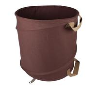 Windhager 07576 - Bolsa de Lona desplegable para residuos de jardín, Bolsa de Hojas, Bolsa de Corte Verde, Cesta de Hojas, Bolsa de Salto, 80 L, diámetro 46 x 48 cm