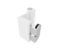 Windhager adaptadores de sujeción para puertas con marco EXPERT - accesorios para montar mosquiteras sin taladrar - blanco - 03874 - paquete de 3
