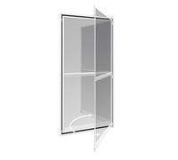 Windhager Protección contra insectos para puerta colgante Expert 100 x 210 cm, protección contra insectos para puerta de balcón, mosquitera con marco, rejilla para ventana sin agujeros, cierre