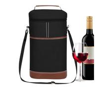 Wine Bottle Bag - 22x10x33cm Reusable Gift Bag For Wine, Champagne, Or Liquor Bottles, Durable And Stylish Carrying Bags With Handle, Protective And Elegant Packaging For Parties, Holidays, Weddings,