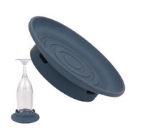 Wine Glass Charcuterie Topper, Silicone Plate Cover | 10,5 x 10,5 x 2,2 cm/4,13 x 4,13 x 0,87 pulgadas Drinking Cup Cover Coaster for Apetizers, Bar Accessories for Home