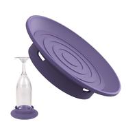 Wine Glass Charcuterie Topper, Silicone Plate Cover | 10,5 x 10,5 x 2,2 cm/4,13 x 4,13 x 0,87 pulgadas Drinking Cup Cover Coaster for Apetizers, Bar Accessories for Home