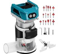 WingFly Fresadora de Madera a Batería, Compacta para Makita 18 V