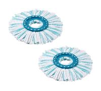 WinGluge 2 Piezas Cabezas de Fregona de Repuesto Compatible con Leifheit | Clean Twist Disc Mop, Cabezal de Recambio para Mopa to Fregona Microfibra Buena Absorbencia, para Limpia tu Piso