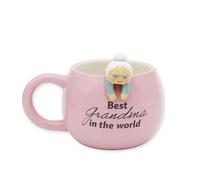 Winkee - Abuelo & Granny taza de café I Die süße abuelo abuela taza I XXL taza aprox. 450 ml I Linda taza de café (Oma)