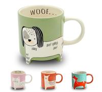Winkee – Taza bonita de perro de animales, grande para café y té – XXL 450 ml