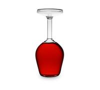 Winkee - Copa de vino al revés | Copa de vino invertida | Vaso para vino al revés | Copa Up-side-down | Regalo para mudanza, boda, cumpleaños | Decoración para la cocina