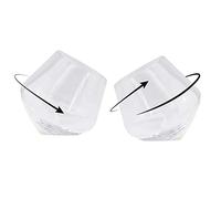 Winkee - Juego de 2 vasos de whisky con forma redonda | Adecuado para whisky, mojito, vodka, brandy, ginebra | regalo para Navidad, cumpleaños, día de San Valentín, Pascua