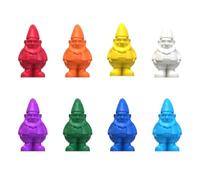 Winkee Marcadores de cristal de enanos, 8 unidades, divertidos marcadores de cristal de silicona, marcadores reutilizables para vasos y bebidas, accesorios para fiestas e idea de regalo