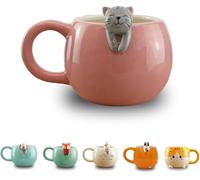 Winkee - Pet Friends Taza de Café I La dulce taza de café y taza de té en grande I Cute Coffee Mug I Taza grande de aprox. 350 ml I Regalo para cumpleaños, escolarización, Navidad, Día de San Valentín